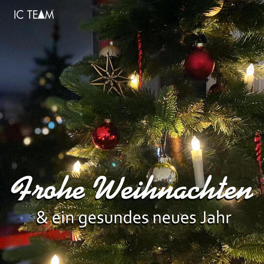 Frohe Weihnachten und ein glückliches neues Jahr!